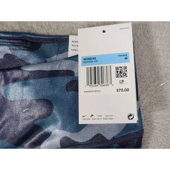 Nike Womens Blue Camo Dri-Fit Leggings Size M - Picture 11 of 15
